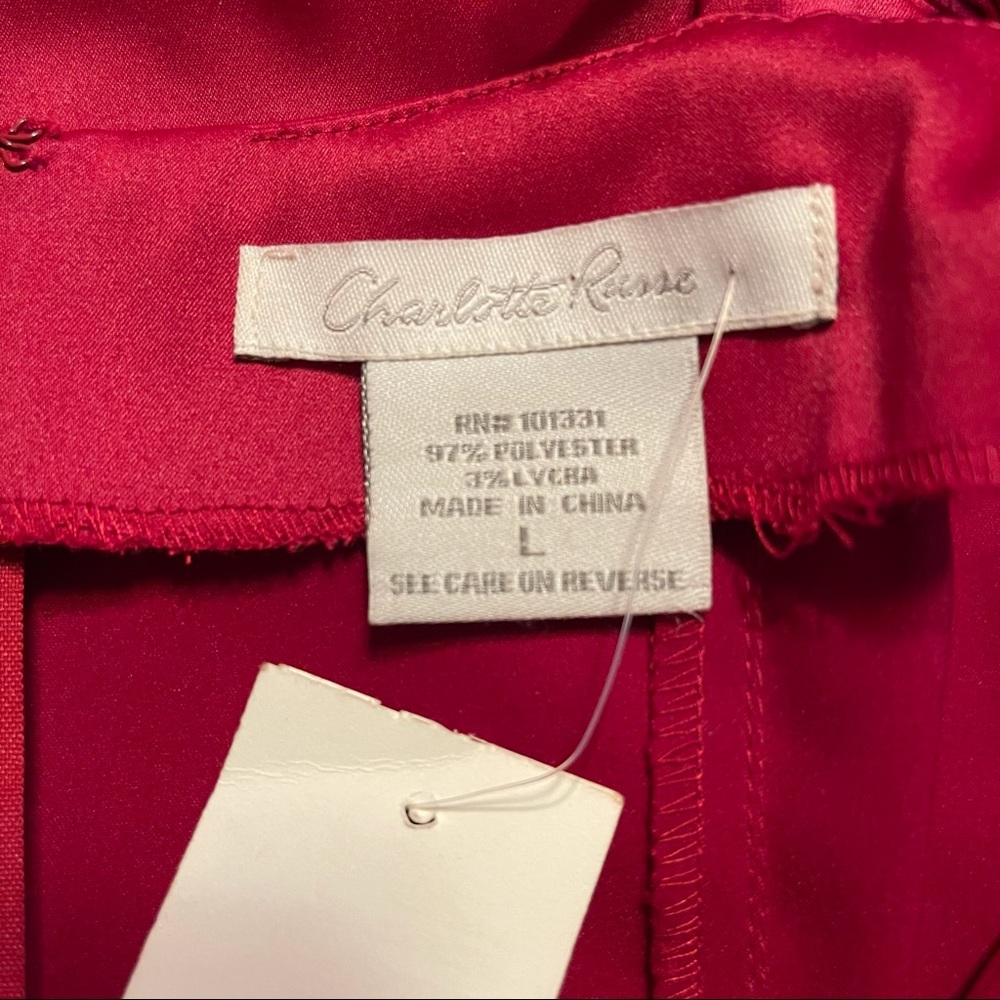 Charlotte Russe Red Dress Large - Picture 12 of 12